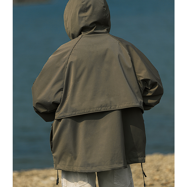 Front pocket design jacket E3041