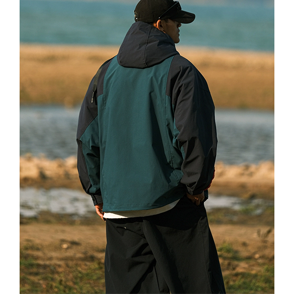 Front pocket design jacket E3042