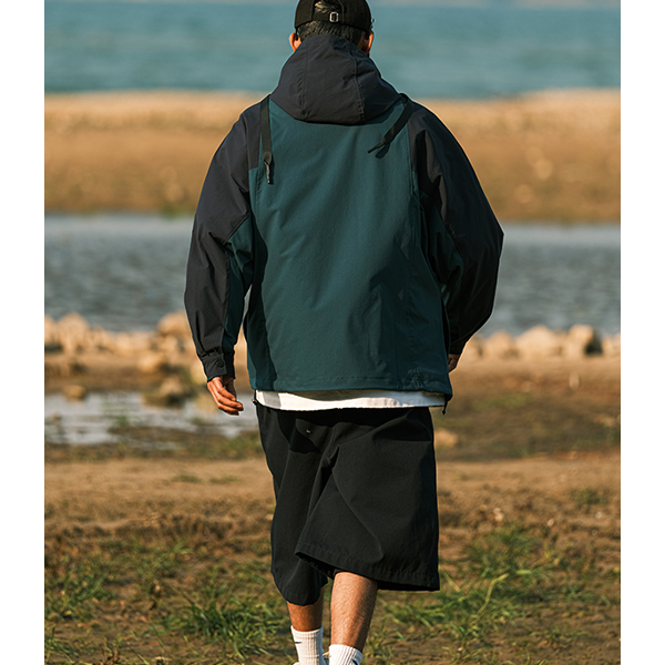 Front pocket design jacket E3042