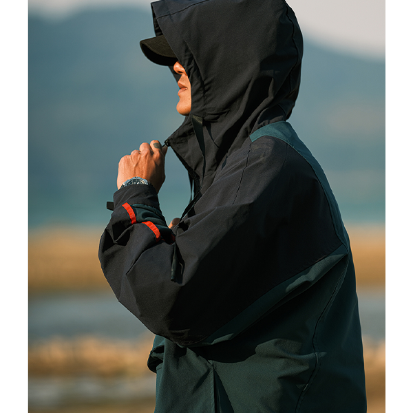 Front pocket design jacket E3042