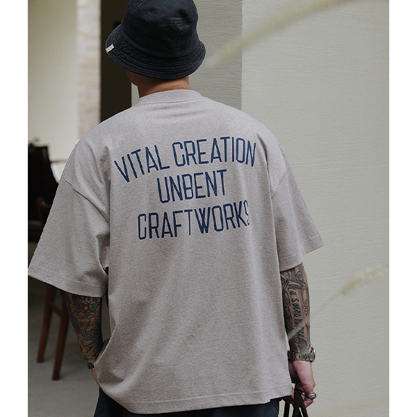 Back letter design Tee E3044