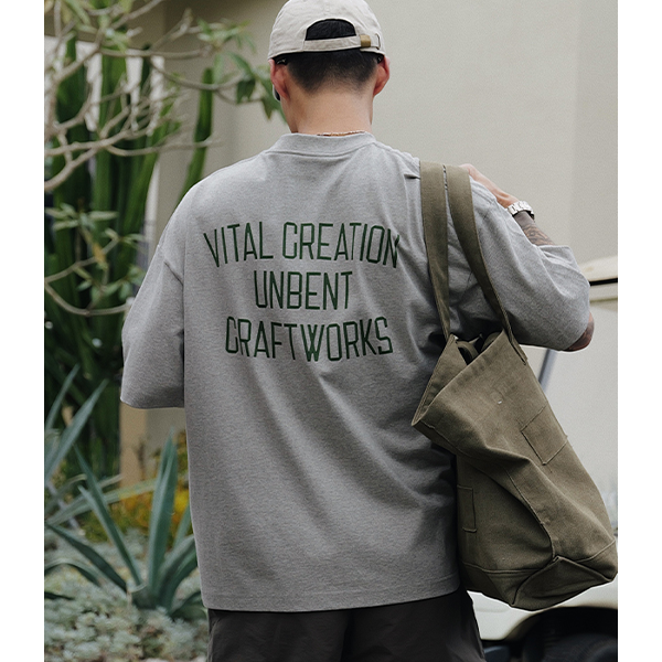 Back letter design Tee E3044