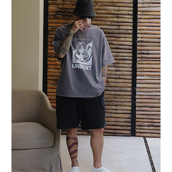 Front print design Tee E3045