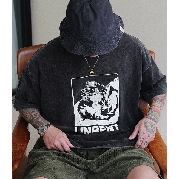 Front print design Tee E3045