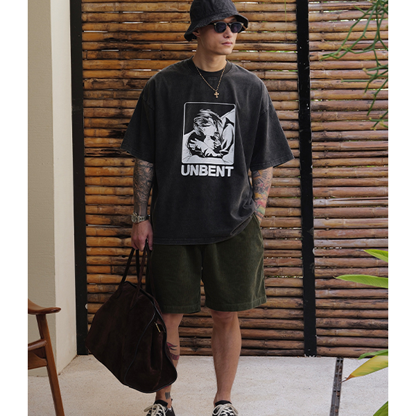 Front print design Tee E3045