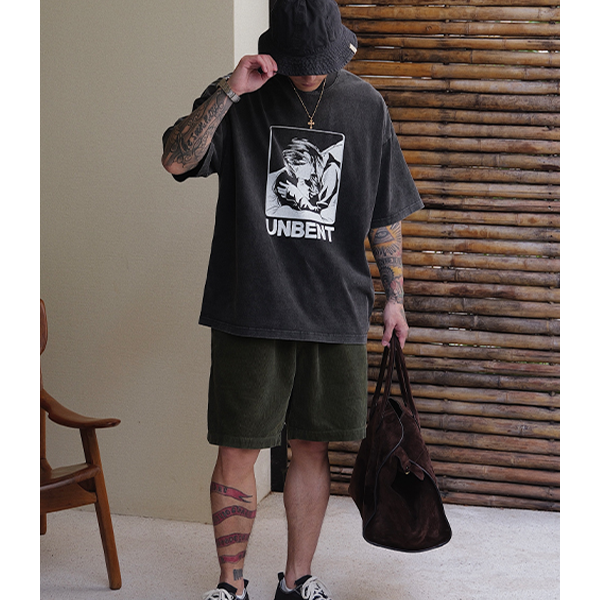Front print design Tee E3045
