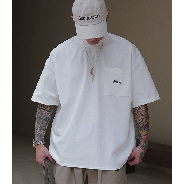 Front pocket design Tee E3046