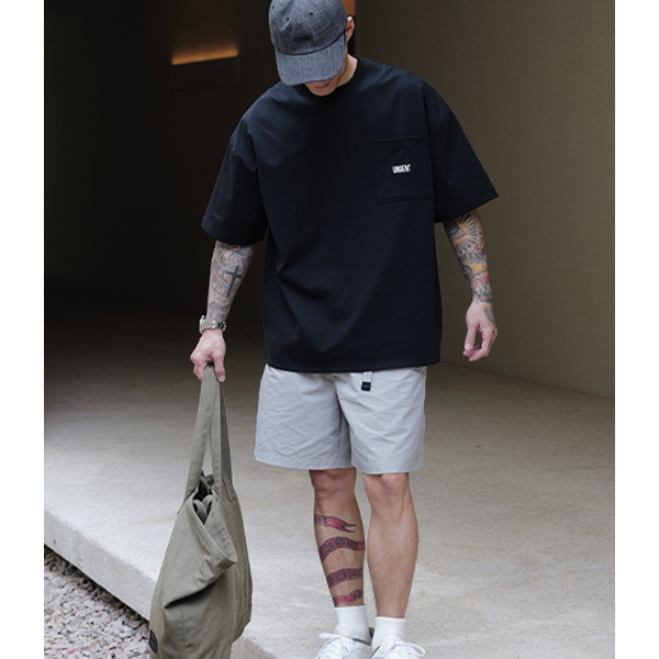 Front pocket design Tee E3046
