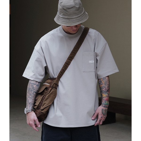 Front pocket design Tee E3046