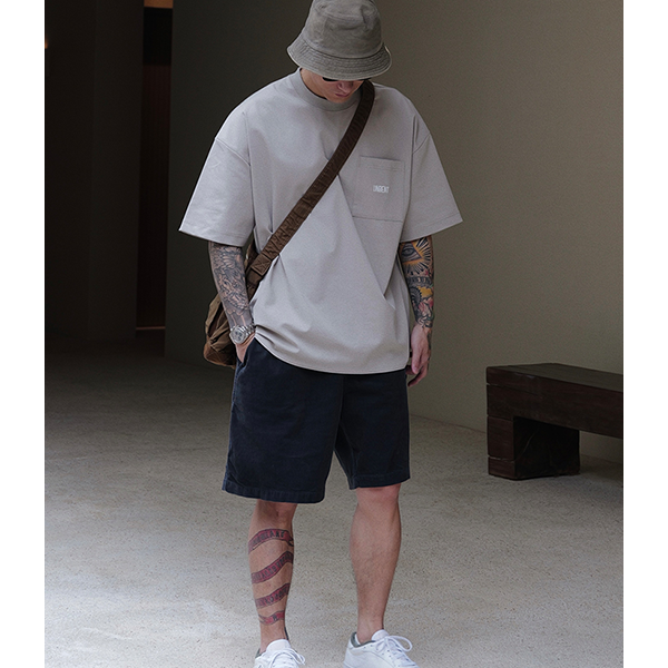 Front pocket design Tee E3046