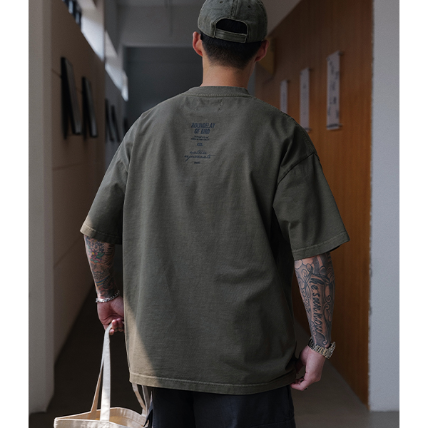 Back letter design Tee E3050
