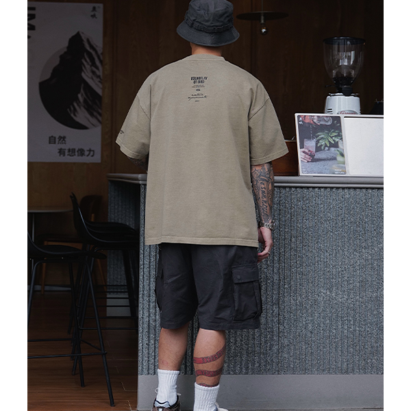 Back letter design Tee E3050