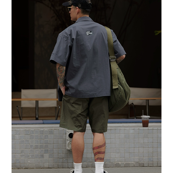Front pocket design shirt E3051