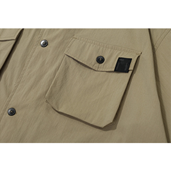 Front pocket design shirt E3051
