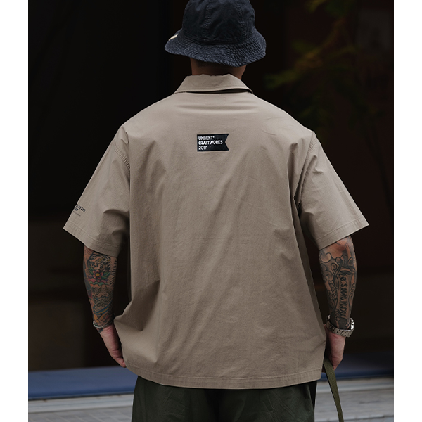 Front pocket design shirt E3051