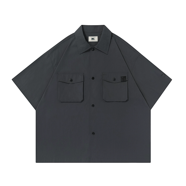 Front pocket design shirt E3051