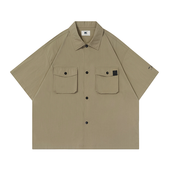 Front pocket design shirt E3051