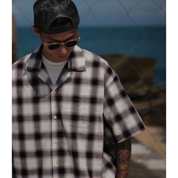 Front pocket design shirt E3052