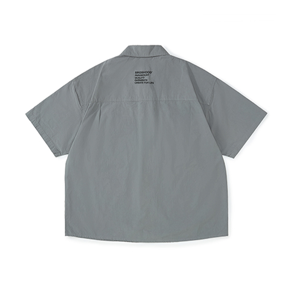 Front pocket design shirt E3055