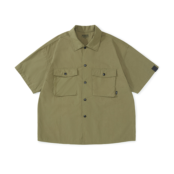 Front pocket design shirt E3055