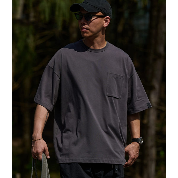 Front pocket design Tee E3056