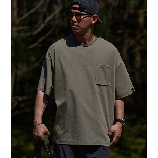 Front pocket design Tee E3056