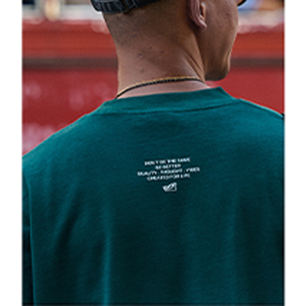 Back letter design Tee E3057