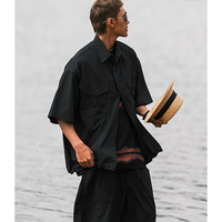 Front pocket design shirt E3058