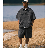 Front pocket design shirt E3058