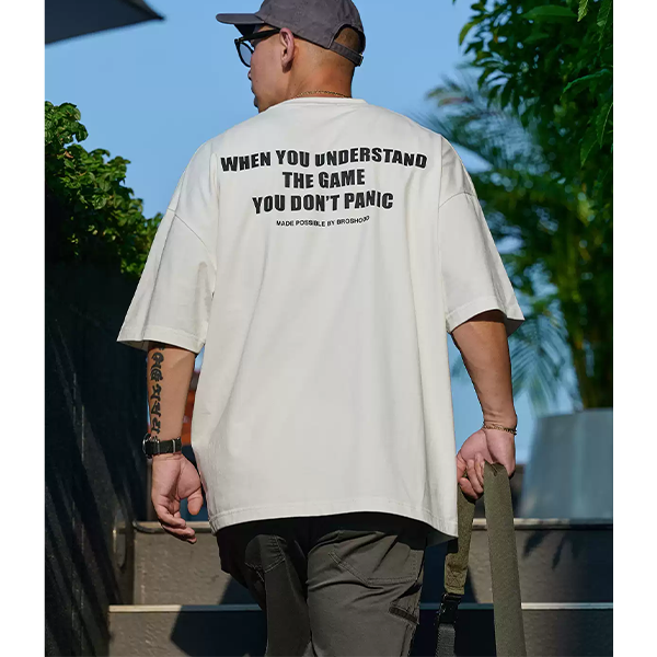 Back letter design Tee E3060