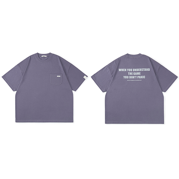 Back letter design Tee E3060