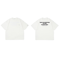 Back letter design Tee E3060