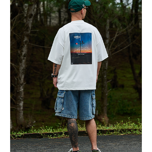 Back print design Tee E3061