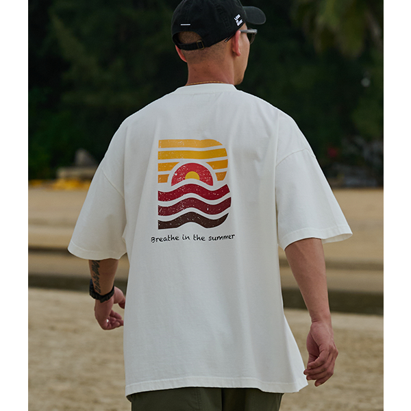Back print design Tee E3063