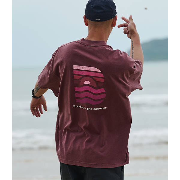 Back print design Tee E3063