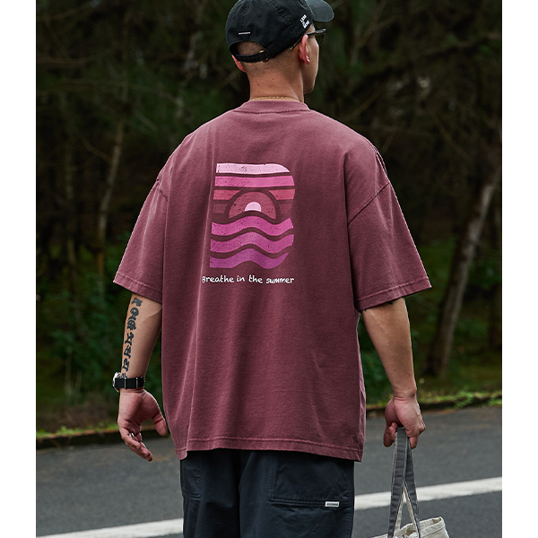 Back print design Tee E3063