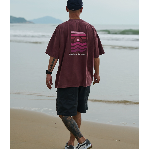 Back print design Tee E3063