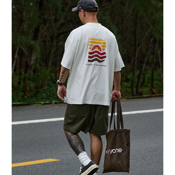 Back print design Tee E3063