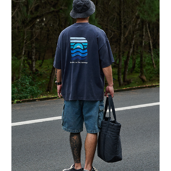 Back print design Tee E3063