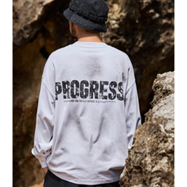 Front & Back logo design L/C Tee E3069