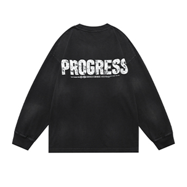 Front & Back logo design L/C Tee E3069