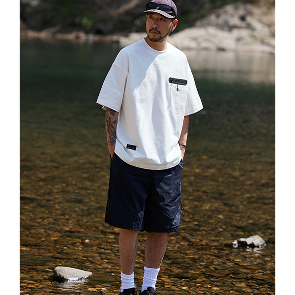 Front pocket design Tee E3079