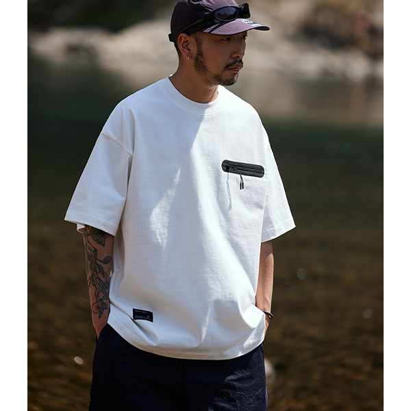 Front pocket design Tee E3079
