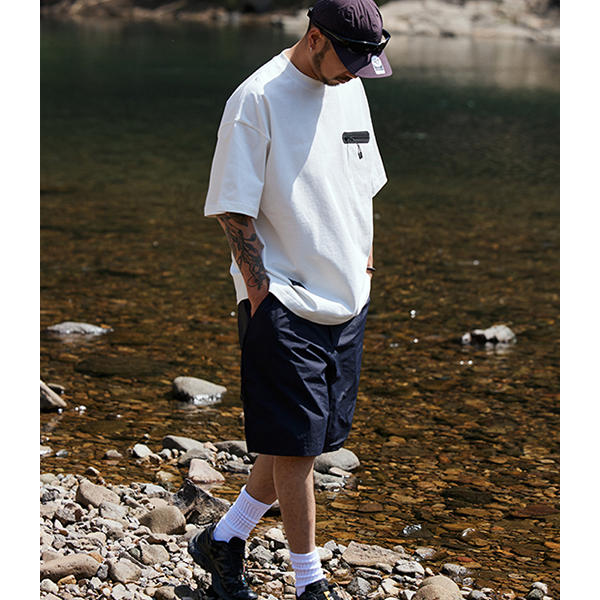 Front pocket design Tee E3079